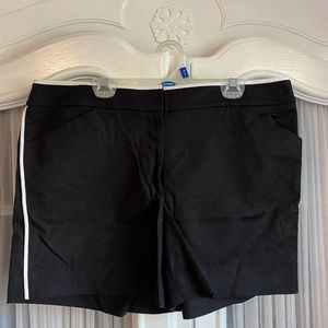 White House black market black and white shorts